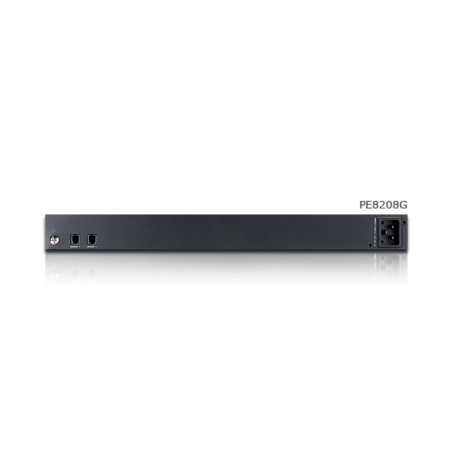 ATEN PE8208G-ATA-G PDU de 8 puertos y 16A/20A con conmutación y monitorización por puerto, Regulado, Conmutado, 1U,