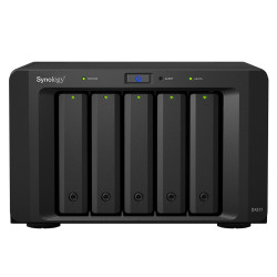 Synology DX517 DX517, 0 TB, 3,91 kg, Escritorio, Negro