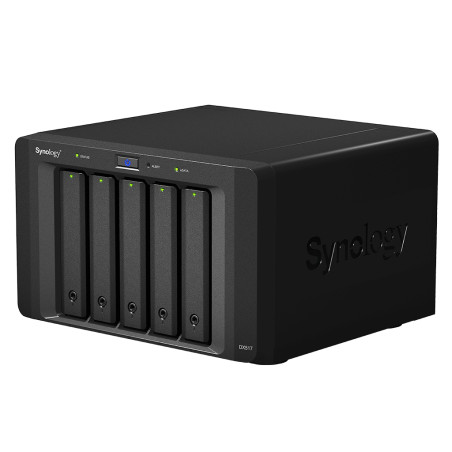Synology DX517 DX517, 0 TB, 3,91 kg, Escritorio, Negro