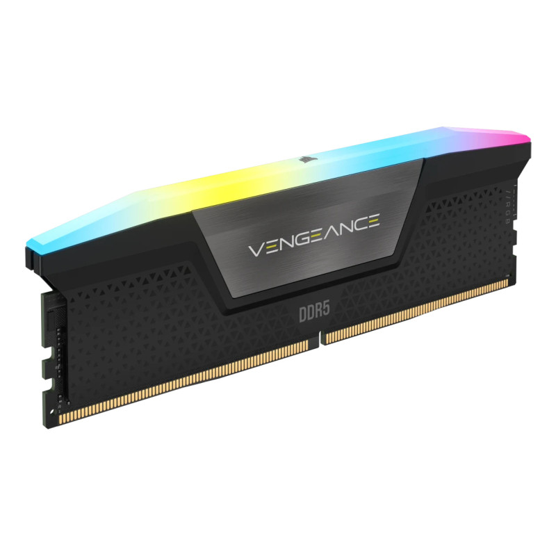 Corsair CMH8GX5M1B5200C40 Vengeance RGB CMH8GX5M1B5200C40, 8 GB, 1 x 8 GB, DDR5, 288-pin DIMM, Negro