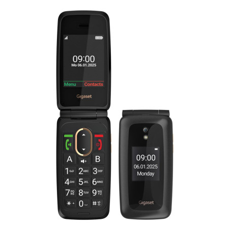 Gigaset S30853-H1235-R101 GL795, Barra, SIM única, 7,11 cm (2.8"), 2 MP, 1400 mAh, Negro
