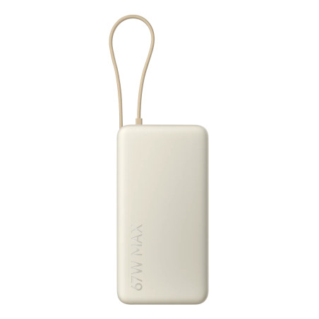 Xiaomi BHR08O7GL 67W Power Bank 20000, 20000 mAh, Ión de litio, 11,1 V, Arena