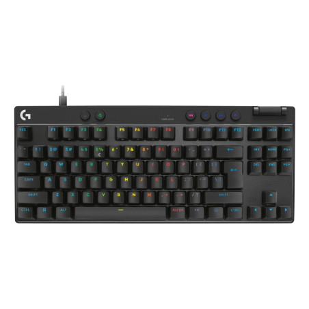 Logitech G 920-013233 PRO X TKL RAPID, Alámbrico, USB, Magnetic-mechanical key switch, QWERTY, LED, Negro
