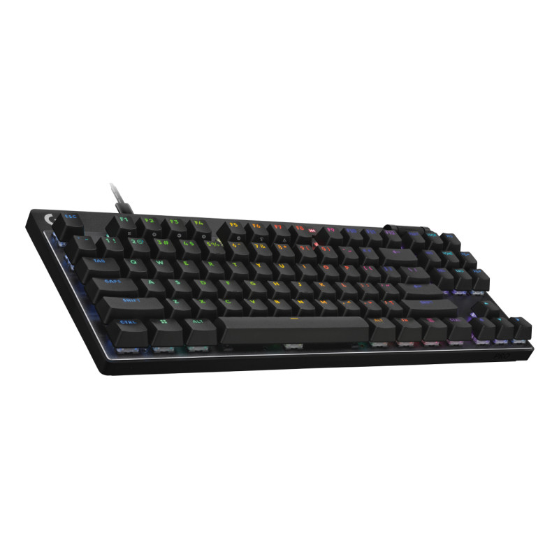 Logitech G 920-013233 PRO X TKL RAPID, Alámbrico, USB, Magnetic-mechanical key switch, QWERTY, LED, Negro