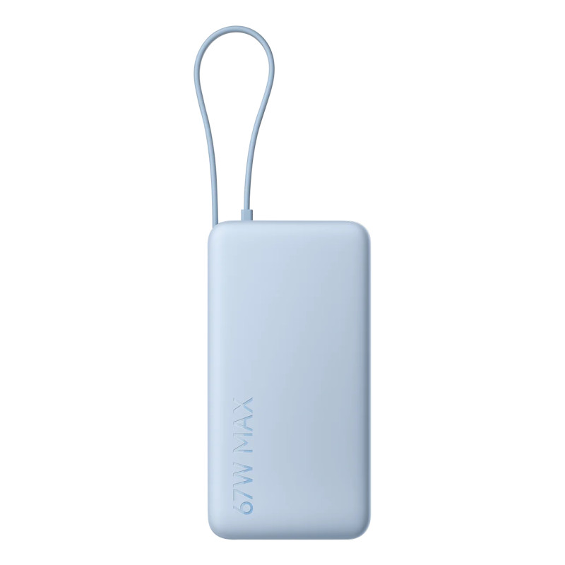 Xiaomi BHR08O8GL 67W Power Bank 20000, 20000 mAh, Ión de litio, 11,1 V, Azul