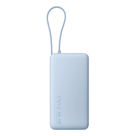 Xiaomi BHR08O8GL 67W Power Bank 20000, 20000 mAh, Ión de litio, 11,1 V, Azul