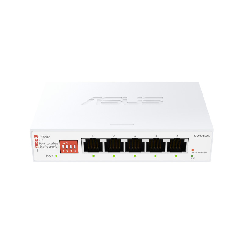 ASUS 90IG09Z0-MO3B00 QG-U1050, No administrado, 2.5G Ethernet (100/1000/2500)