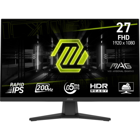 MSI MAG 272F MAG 272F, 68,6 cm (27"), 1920 x 1080 Pixeles, Full HD, 0,51 ms, Negro