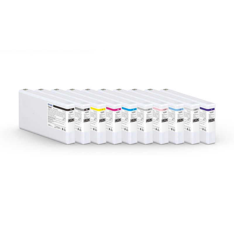 Epson C13T55W100 UltraChrome Pro10, Negro, Tinta a base de pigmentos, 200 ml, 1 pieza(s), Pack individual