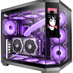 Mars Gaming MC3TCORELCD MC3TCORELCD, Midi Tower, PC, Negro, ATX, micro ATX, Mini-ITX, Vidrio templado, Juego