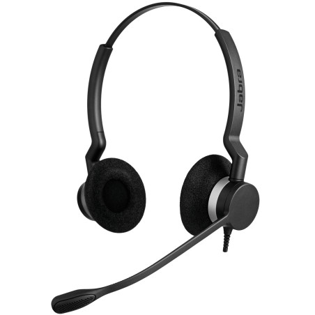 Jabra 2399-829-109 Biz 2300, Alámbrico, Oficina/Centro de llamadas, 150 - 4500 Hz, 65 g, Auriculares, Negro