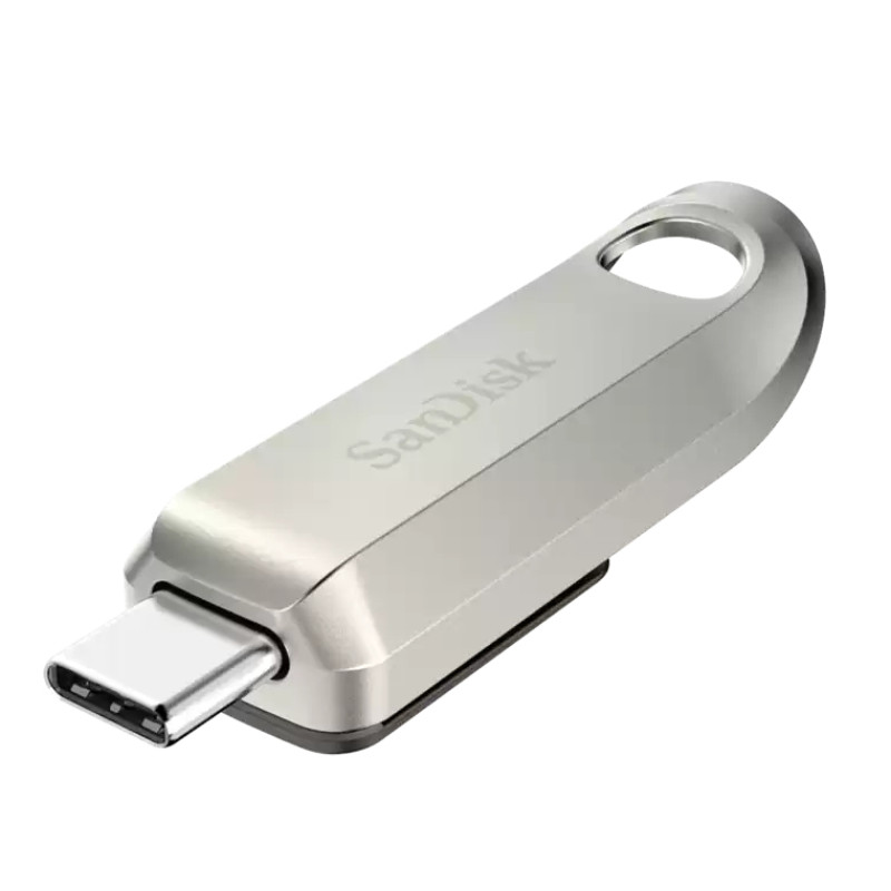 SanDisk SDCZ75-128G-G46 SDCZ75-128G-G46, 128 GB, USB Tipo C, 3.2 Gen 1 (3.1 Gen 1), Deslizar, 10,43 g, Plata