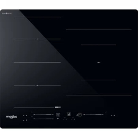 Whirlpool 869991665230 WF S9860 CPNE, Negro, Integrado, 60 cm, Con placa de inducción, Vidrio y cerámica, 3 zona(s)