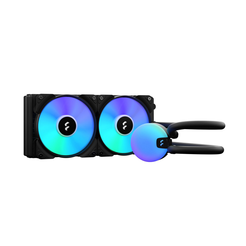 Fractal Design FD-W-L1-S2412 Lumen S24 v2 RGB, Sistema de refrigeración líquida todo en uno, 12 cm, 500 RPM, 2000 RPM, Negro
