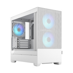 Fractal Design FD-C-POR1M-01 Pop Mini Air, Mini Tower, PC, Blanco, micro ATX, Mini-ITX, Acero, Vidrio templado, Juego