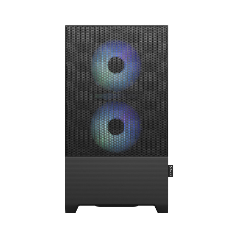 Fractal Design FD-C-POR1M-06 Pop Mini Air, Mini Tower, PC, Negro, micro ATX, Mini-ITX, Acero, Vidrio templado, Juego