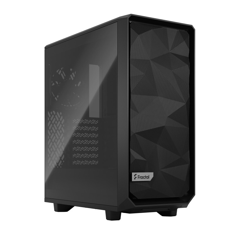 Fractal Design FD-C-MES2C-03 Meshify 2 Compact, Torre, PC, Negro, ATX, micro ATX, Mini-ITX, Acero, Vidrio templado, Juego
