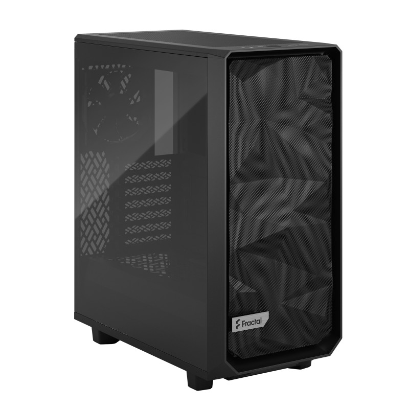 Fractal Design FD-C-MES2C-03 Meshify 2 Compact, Torre, PC, Negro, ATX, micro ATX, Mini-ITX, Acero, Vidrio templado, Juego