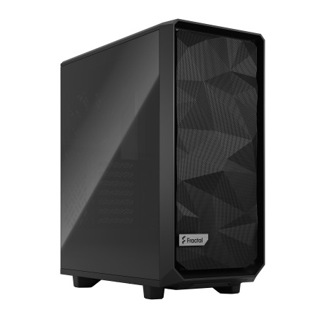 Fractal Design FD-C-MES2C-02 Meshify 2 Compact, Torre, PC, Negro, ATX, micro ATX, Mini-ITX, Acero, Vidrio templado, Juego