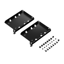 Fractal Design FD-A-TRAY-001 FD-A-TRAY-001, Universal, Accesorio para instalación de discos duros, Acero, Negro, 2.5,3.5", 2