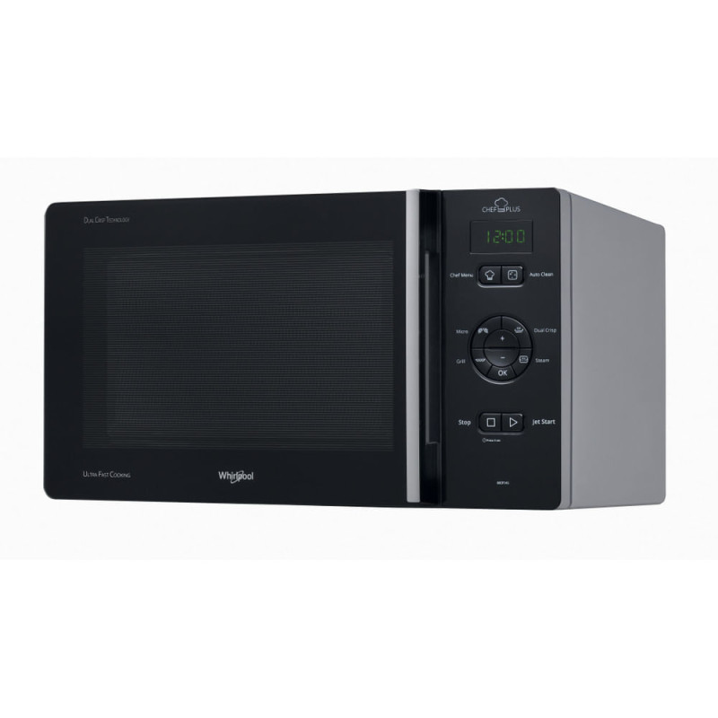 Whirlpool 858734699890 Chef Plus MCP 346 SL, Encimera, Microondas con grill, 25 L, 800 W, Pantalla incorporada, LCD