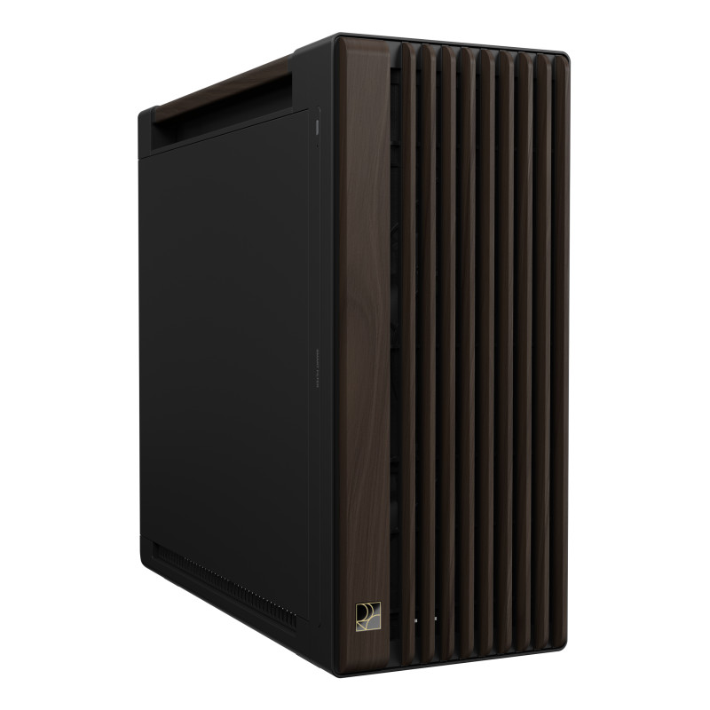 ASUS 90DC00J0-B09040 ProArt PA602 Wood Edition Modern Black - Metal Panel, Midi Tower, PC, Negro, Madera, ATX, DTX, EATX, micro