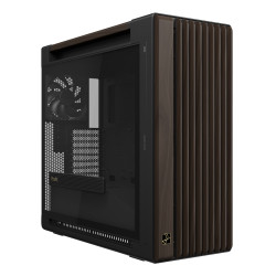 ASUS 90DC00J0-B09030 ProArt PA602 Wood Edition Modern Black - Tempered Glass Panel, Midi Tower, PC, Negro, Madera, ATX, DTX,