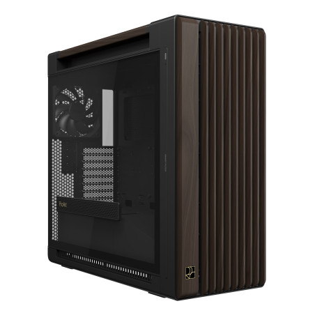 ASUS 90DC00J0-B09030 ProArt PA602 Wood Edition Modern Black - Tempered Glass Panel, Midi Tower, PC, Negro, Madera, ATX, DTX,