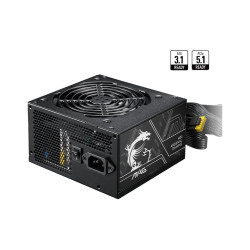 MSI MAG A650BN PCIE5 II MAG A650BN PCIE5 II, 650 W, 100 - 240 V, 50/60 Hz, Activo, 120 W, 648 W 2