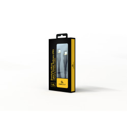 Gembird CC-USB2S-CMCM-1.5M-BK GMB Audio CC-USB2S-CMCM-1.5M-BK, 1,5 m, USB C, USB C, USB 2.0, 480 Gbit/s, Negro 2