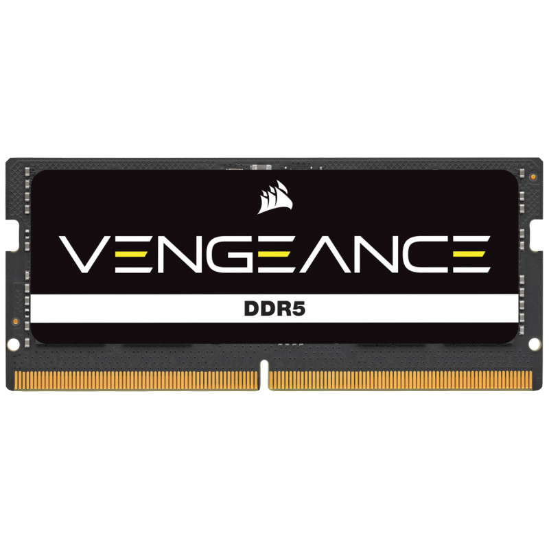 Corsair CMSX16GX5M1A4800C40 Vengeance , 16 GB, 1 x 16 GB, DDR5, 4800 MHz, 262-pin SO-DIMM, Negro