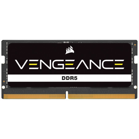 Corsair CMSX16GX5M1A4800C40 Vengeance , 16 GB, 1 x 16 GB, DDR5, 4800 MHz, 262-pin SO-DIMM, Negro
