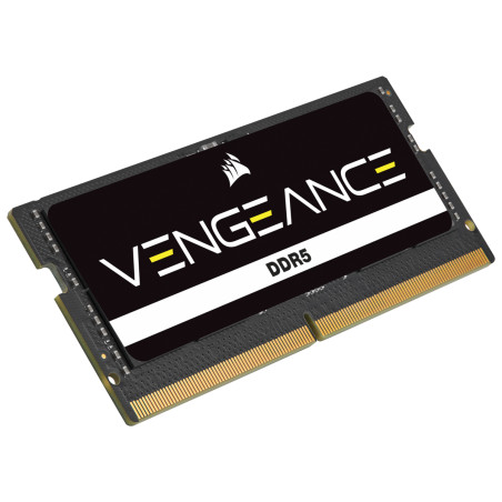 Corsair CMSX16GX5M1A4800C40 Vengeance , 16 GB, 1 x 16 GB, DDR5, 4800 MHz, 262-pin SO-DIMM, Negro