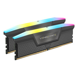 Corsair CMH32GX5M2B6000Z30K Vengeance RGB , 32 GB, 2 x 16 GB, DDR5, 6000 MHz, 288-pin DIMM, Negro