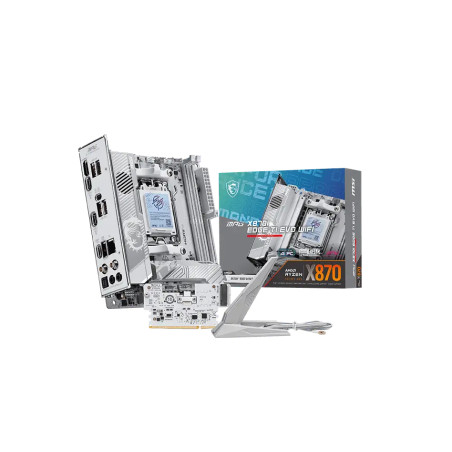 MSI MPG X870I EDGE TI EVO WIFI MPG X870I EDGE TI EVO WIFI, AMD, Zócalo AM5, AMD Ryzen 7000 Series, AMD Ryzen 8000 Series, AMD