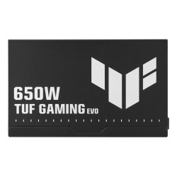 ASUS 90YE00D6-B0NA00 TUF-GAMING-650B-EVO, 650 W, 100 - 240 V, Activo, 80 W, 650 W, 80 W