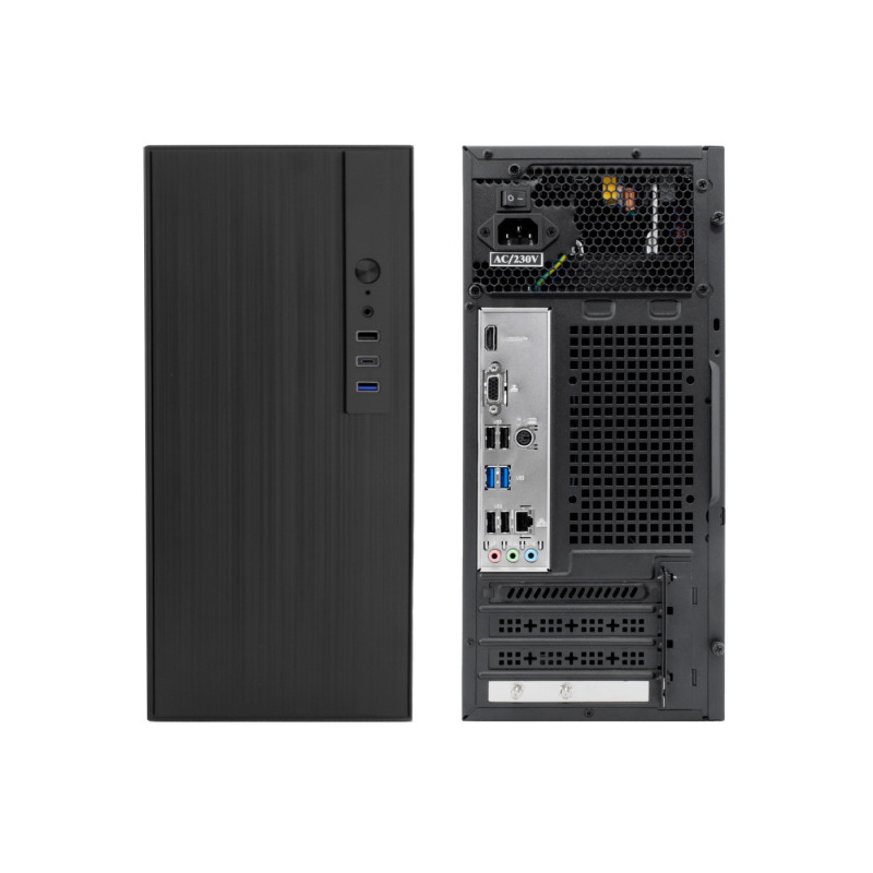 CoolBox COO-PCM460-1 CAJA MATX M460 USB-C 3.2 GEN1 SGCC 0.8MM BASIC500GR 500W
