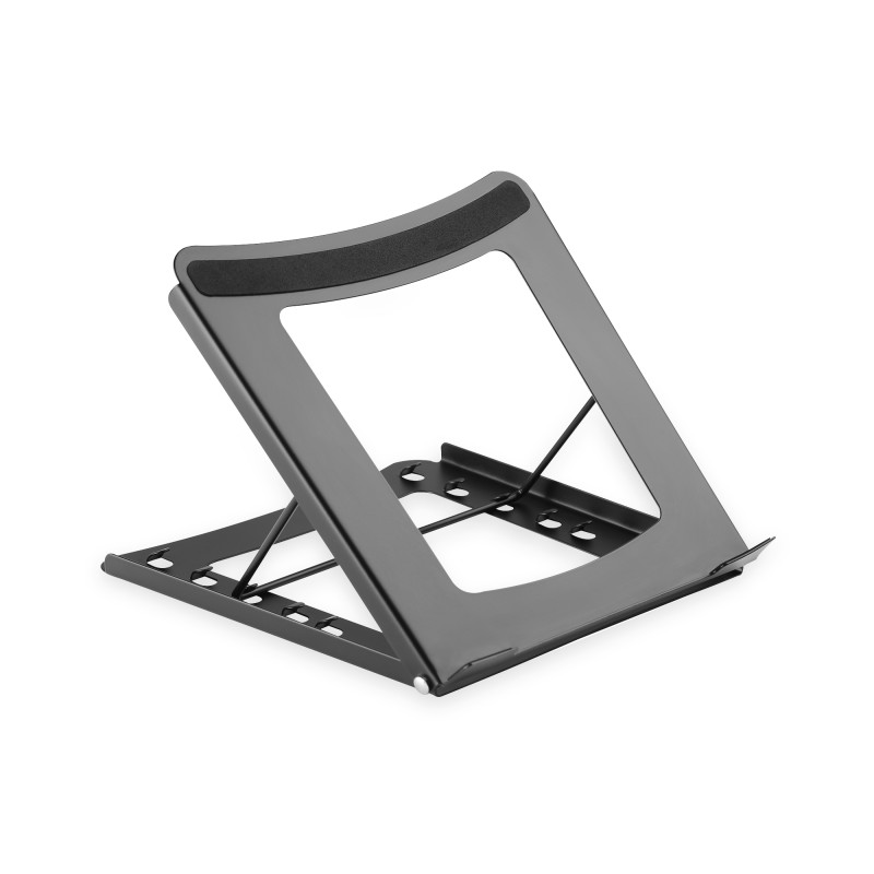 Digitus DA-90368 Soporte móvil para portátil, Soporte para ordenador portátil, Negro, Metal, 25,4 cm (10"), 38,1 cm (15"),
