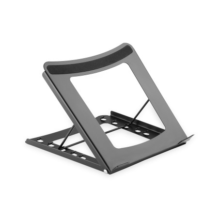 Digitus DA-90368 Soporte móvil para portátil, Soporte para ordenador portátil, Negro, Metal, 25,4 cm (10"), 38,1 cm (15"),