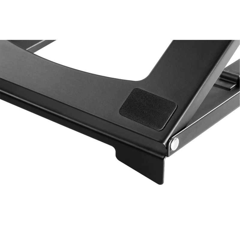 Digitus DA-90368 Soporte móvil para portátil, Soporte para ordenador portátil, Negro, Metal, 25,4 cm (10"), 38,1 cm (15"),