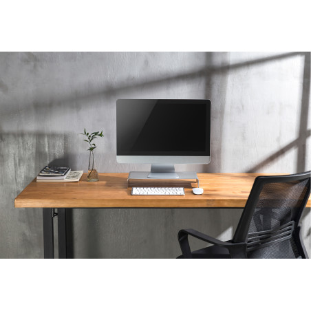 Digitus DA-90369 Elevador de aluminio para monitor, 10 kg, Plata
