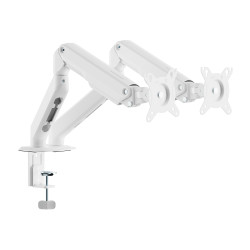AISENS DT32TSR-439 Soporte de Mesa Eco Contrapeso Giratorio e Inclinable para Monitor/TV 9kg (3 PIVOTES, 2 BRAZOS) de 17-32, 2