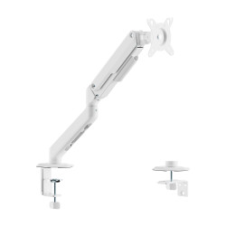 AISENS DT32TSR-435 Soporte de Mesa Eco Contrapeso Giratorio e Inclinable para Monitor/TV 9kg (3 PIVOTES, 1 BRAZO) de 17-32,