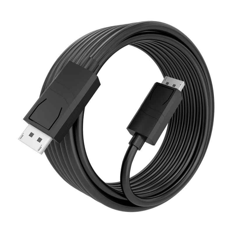 AISENS A149-1022 Cable DisplayPort CCS V1.4 8K@60Hz, DP/M-DP/M, Negro, 5.0m, 5 m, DisplayPort, DisplayPort, Macho, Macho, 7680