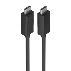 AISENS A149-1020 Cable DisplayPort CCS V1.4 8K@60Hz, DP/M-DP/M, Negro, 3.0m, 3 m, DisplayPort, DisplayPort, Macho, Macho, 7680