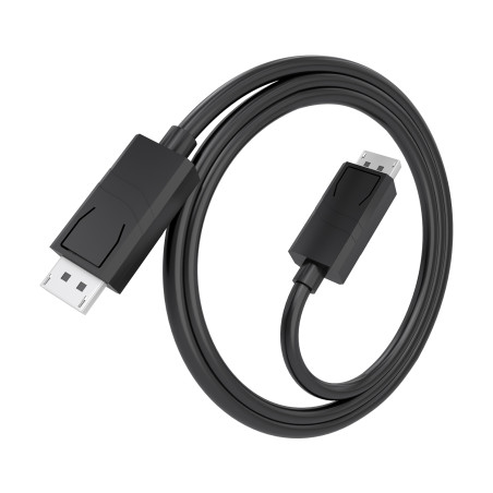 AISENS A149-1018 Cable DisplayPort CCS V1.4 8K@60Hz, DP/M-DP/M, Negro, 1.5m, 1,5 m, DisplayPort, DisplayPort, Macho, Macho,