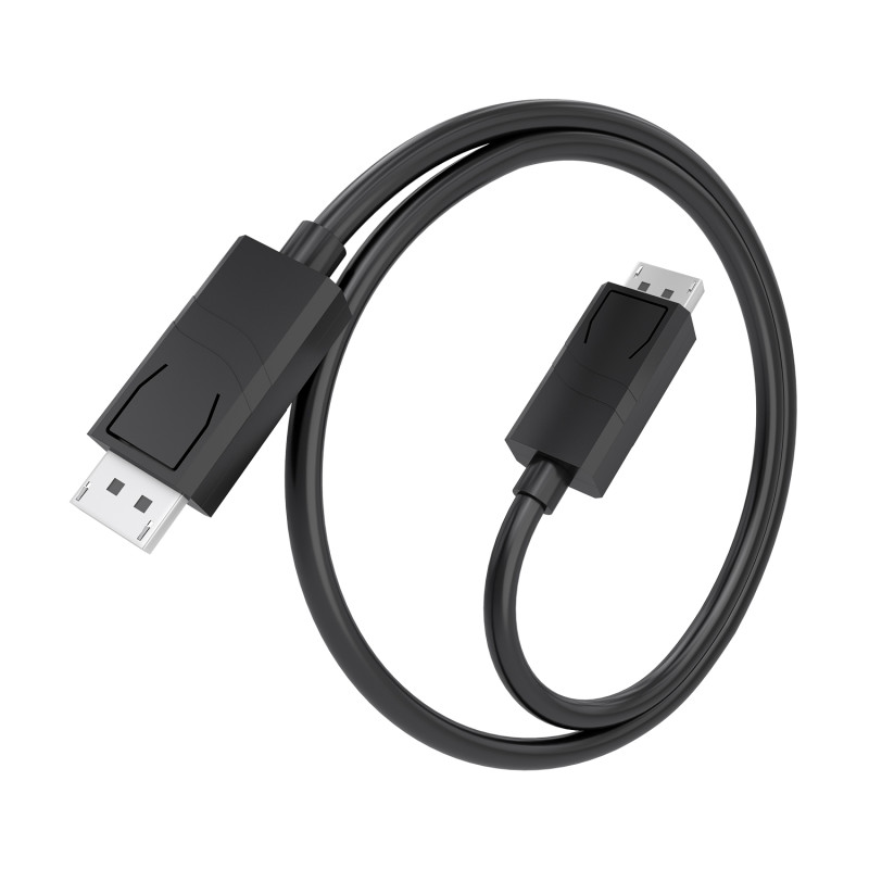 AISENS A149-1017 Cable DisplayPort CCS V1.4 8K@60Hz, DP/M-DP/M, Negro, 1.0m, 1 m, DisplayPort, DisplayPort, Macho, Macho, 7680