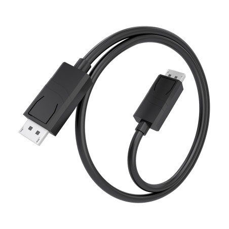 AISENS A149-1017 Cable DisplayPort CCS V1.4 8K@60Hz, DP/M-DP/M, Negro, 1.0m, 1 m, DisplayPort, DisplayPort, Macho, Macho, 7680