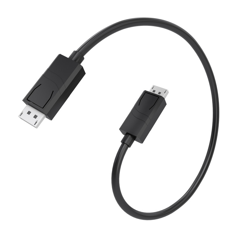 AISENS A149-1016 Cable DisplayPort CCS V1.4 8K@60Hz, DP/M-DP/M, Negro, 0.6M, 0,6 m, DisplayPort, DisplayPort, Macho, Macho,