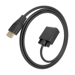 AISENS A122-1011 Cable Conversor HDMI a SVGA, HDMI A/M-SVGA/M, Negro, 1.5m, 1,5 m, HDMI tipo A (Estándar), VGA (D-Sub), Macho, 2